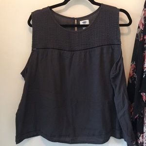 Old Navy bohemian style charcoal tank sz XXL